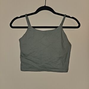 Women's Gray Crop Top